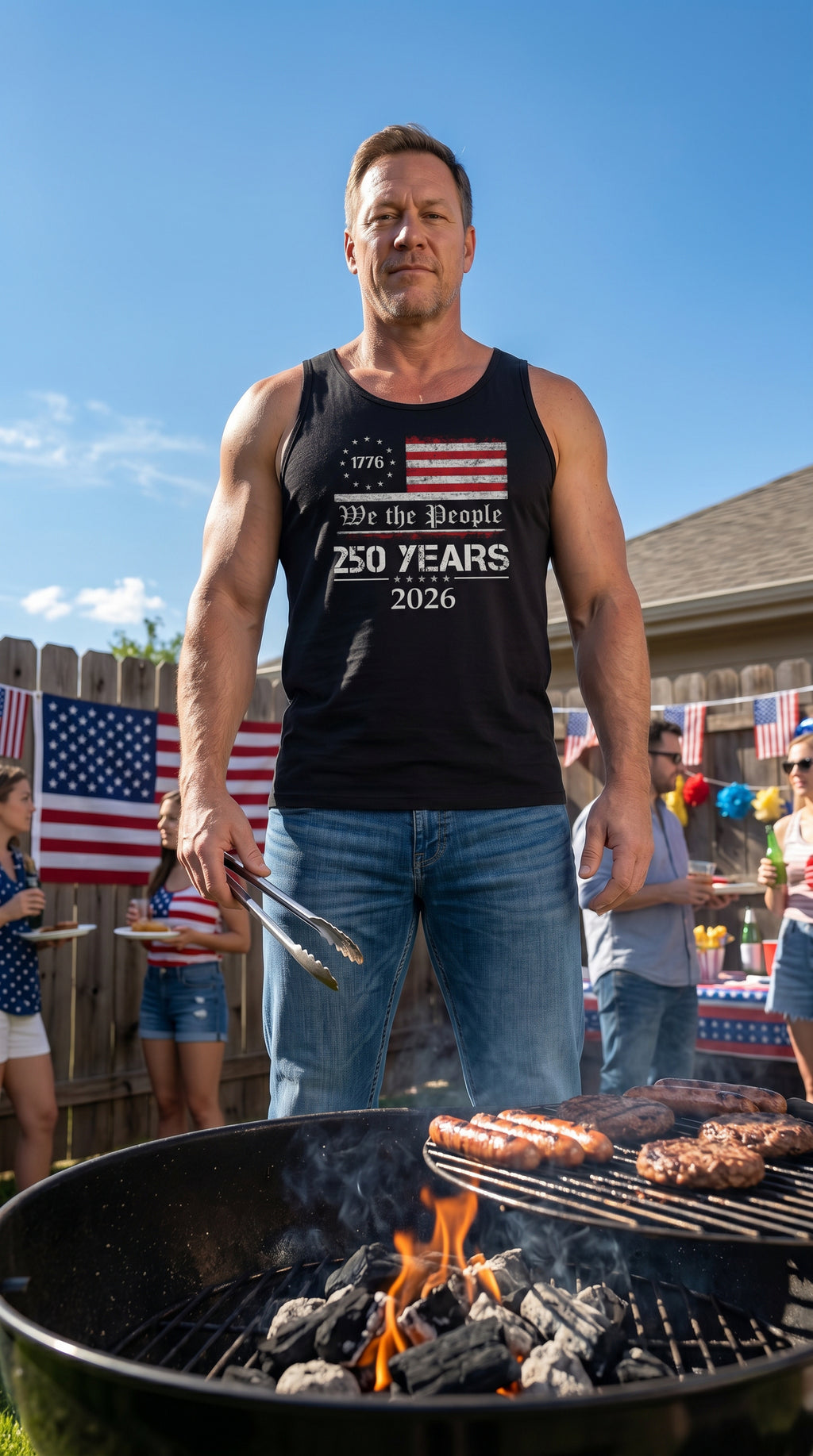 We the People 250 Years 2026 Tank Top